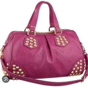 Louis Vuitton Courtney MM Fuschia Purse,Hand Bag authenticated